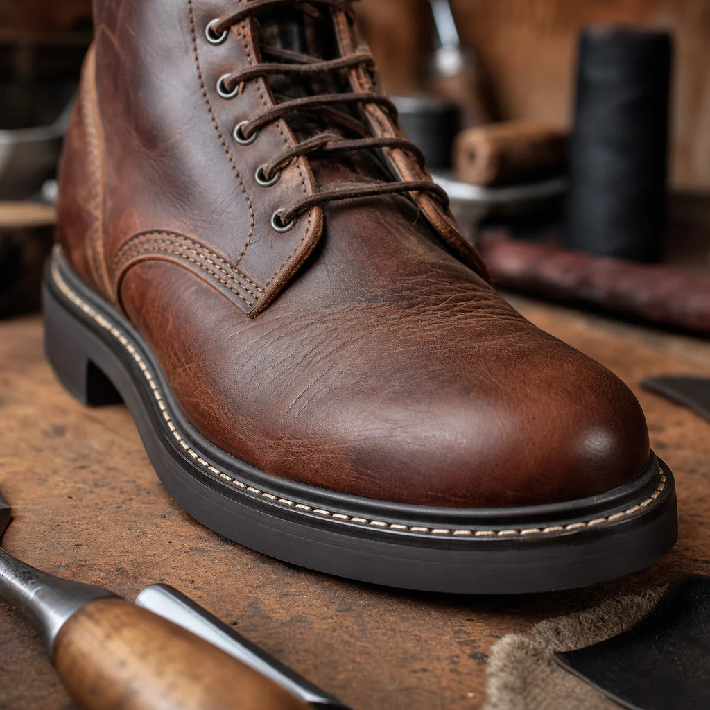 Botte ressemelée, cordonnerie