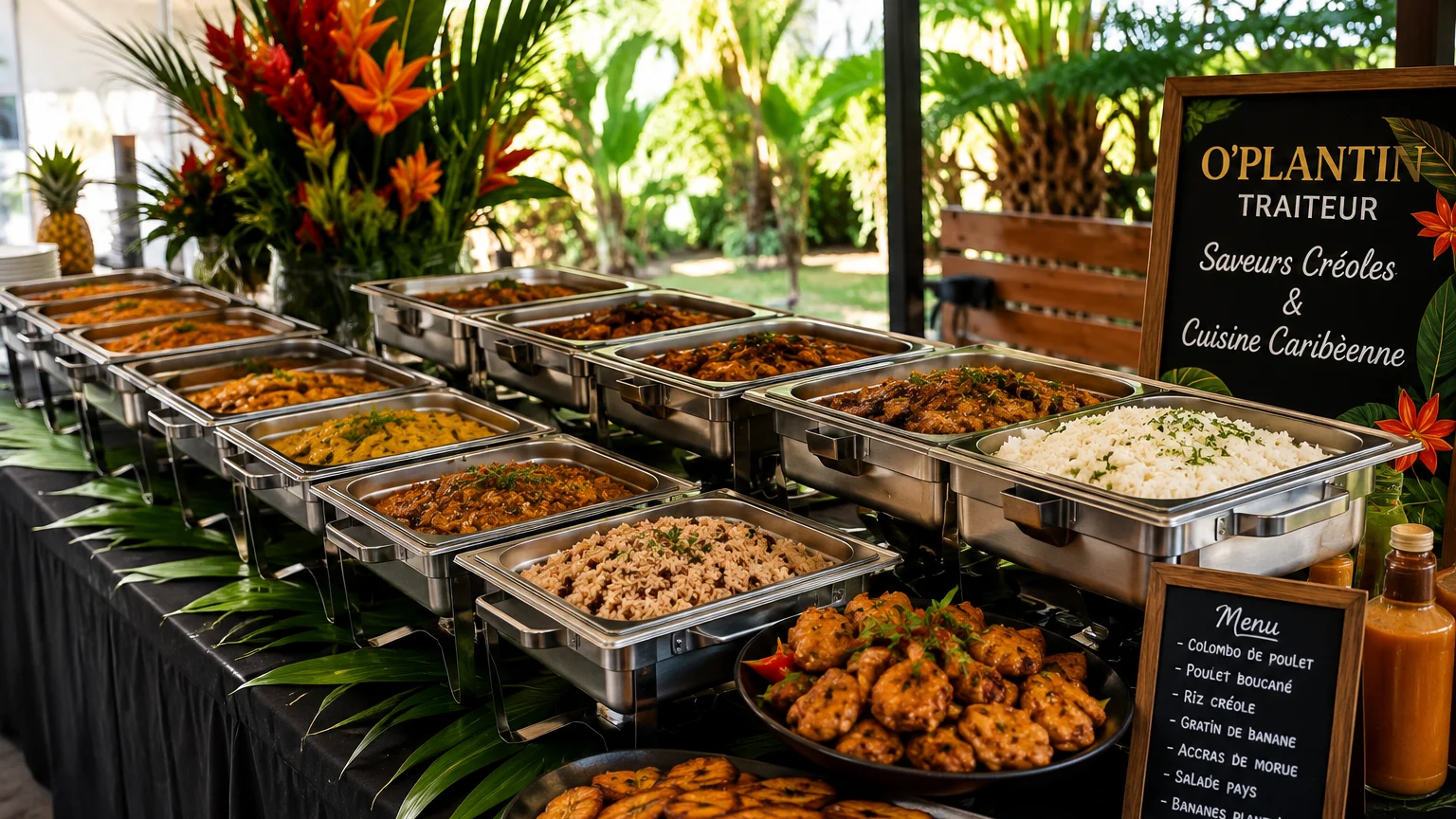 O'PLANTIN TRAITEUR — saveurs créoles et caribéennes, Île-de-France